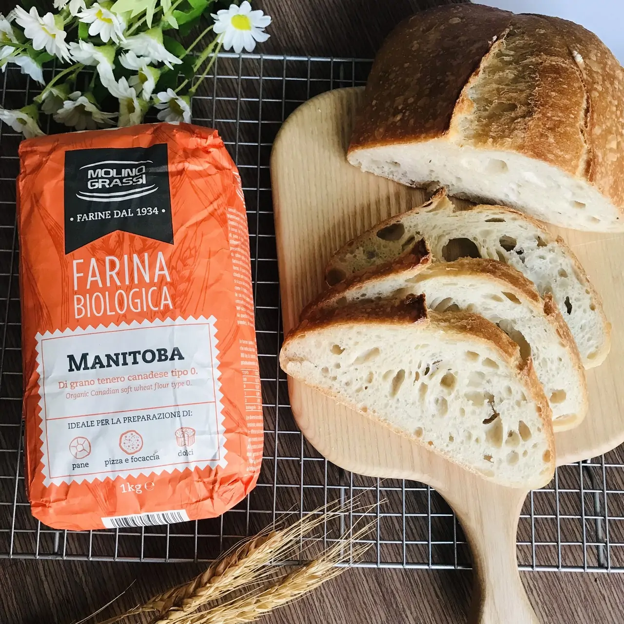 bột làm bánh mì manitoba giá bao nhiêu