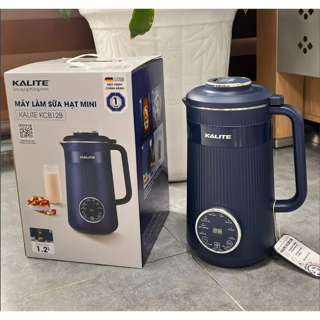 review Máy làm sữa hạt mini Kalite KCB12B