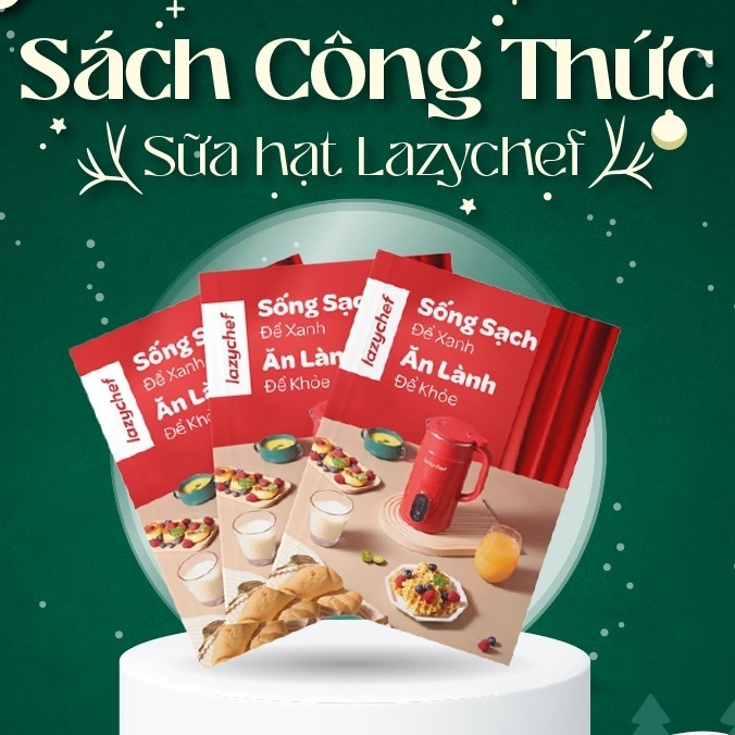 sách công thức sữa hạt lazychef