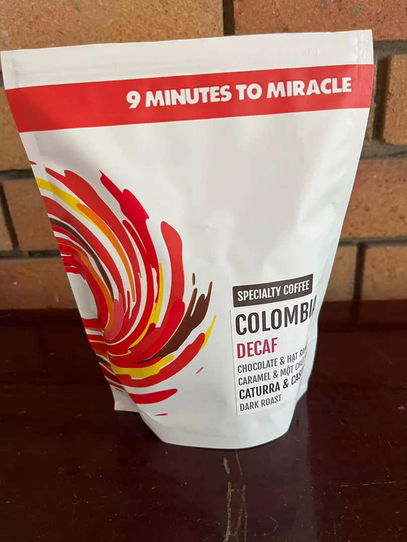 Cà phê decaf 9 Minutes to Miracle Coffee