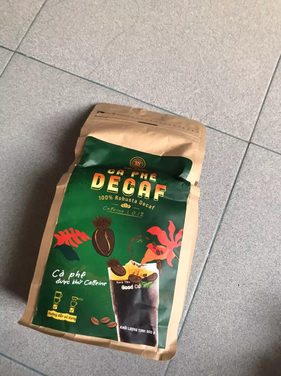 Cà phê decaf Phương Vy