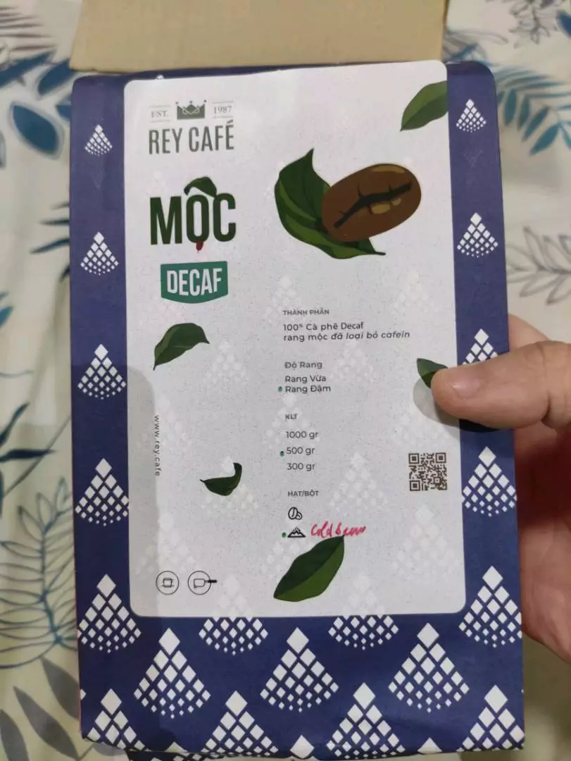 Cà phê decaf Rey cafe