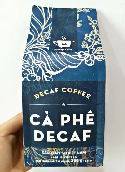 Cà phê decaf từ Message Coffee