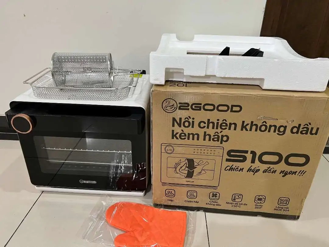 nồi chiên hơi nước 2good s100 có tốt không