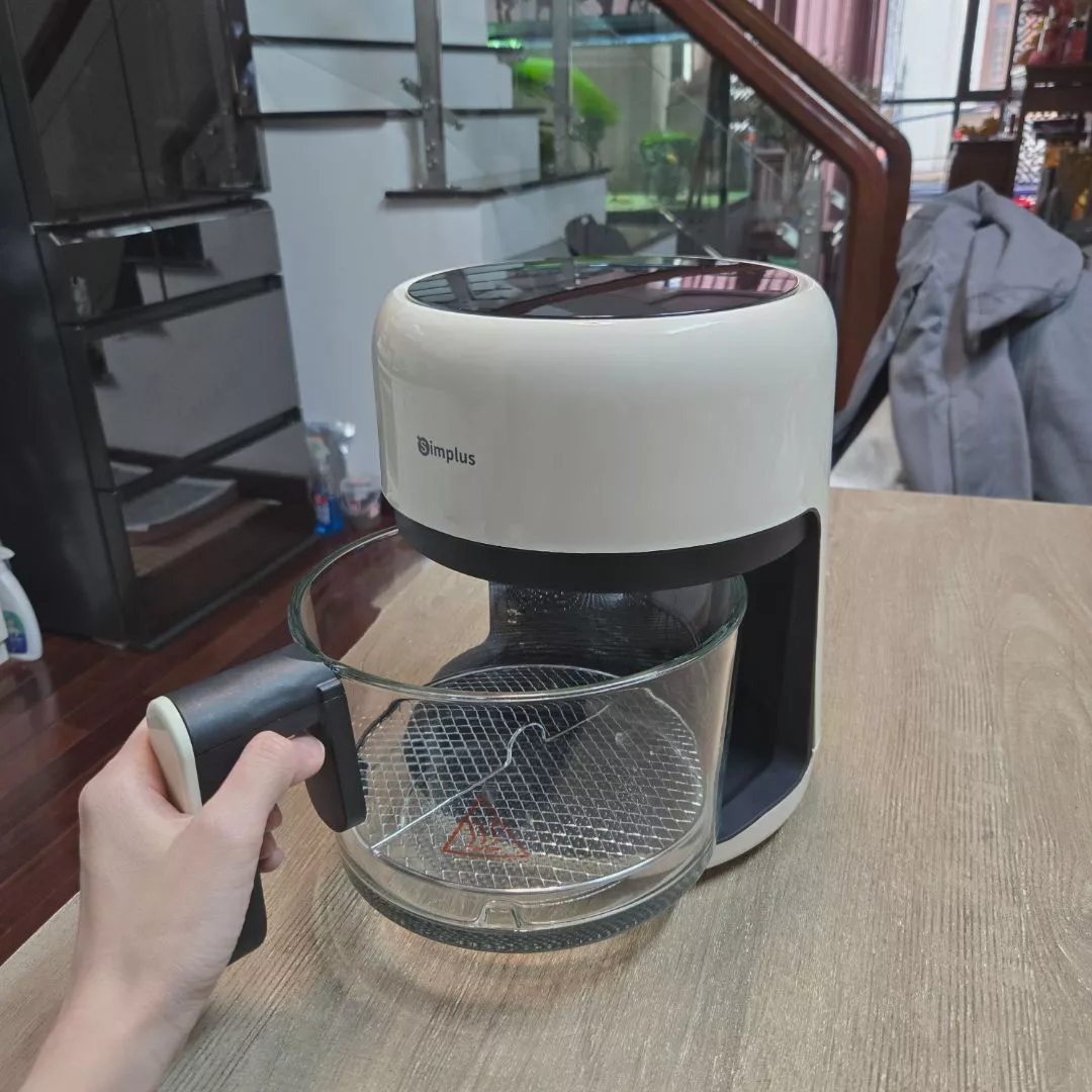 nồi chiên không dầu thủy tinh simplus nồi chiên không dầu thủy tinh simplus