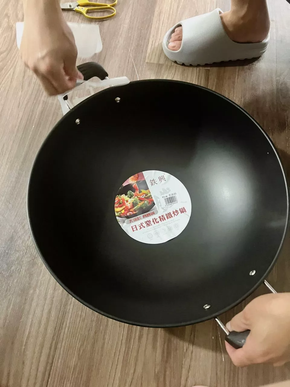 chảo thép carbon sâu lòng kiểu nhật